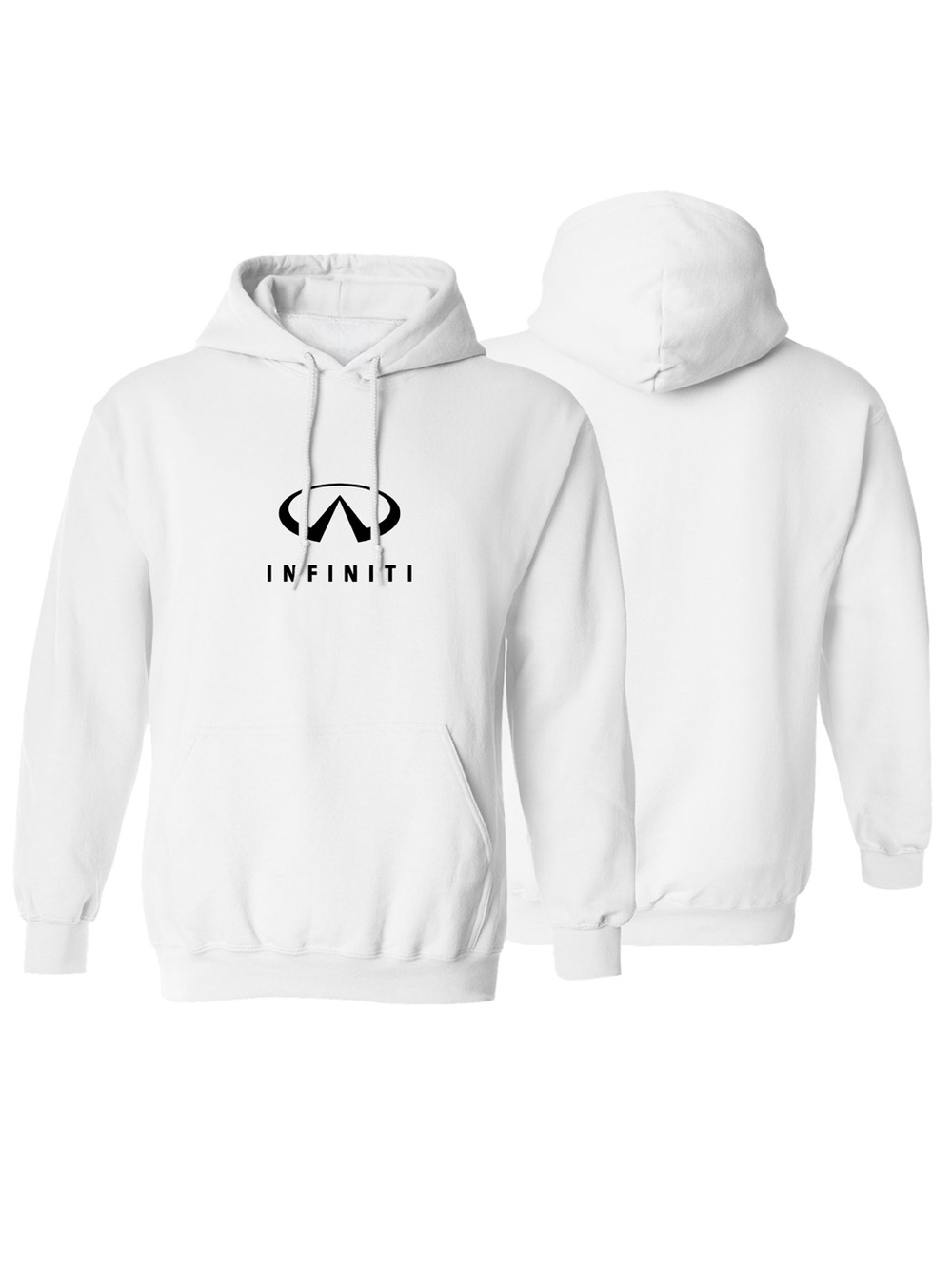 Men’s Infiniti Pullover Hoodie White